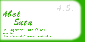 abel suta business card